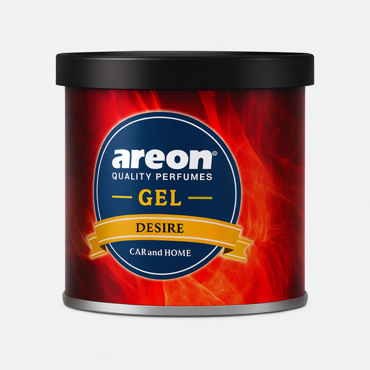 Areon Quality Perfume Gel Desire 80g Long Lasting Car and Home Air Freshener with Elegant Sensual Fragrance