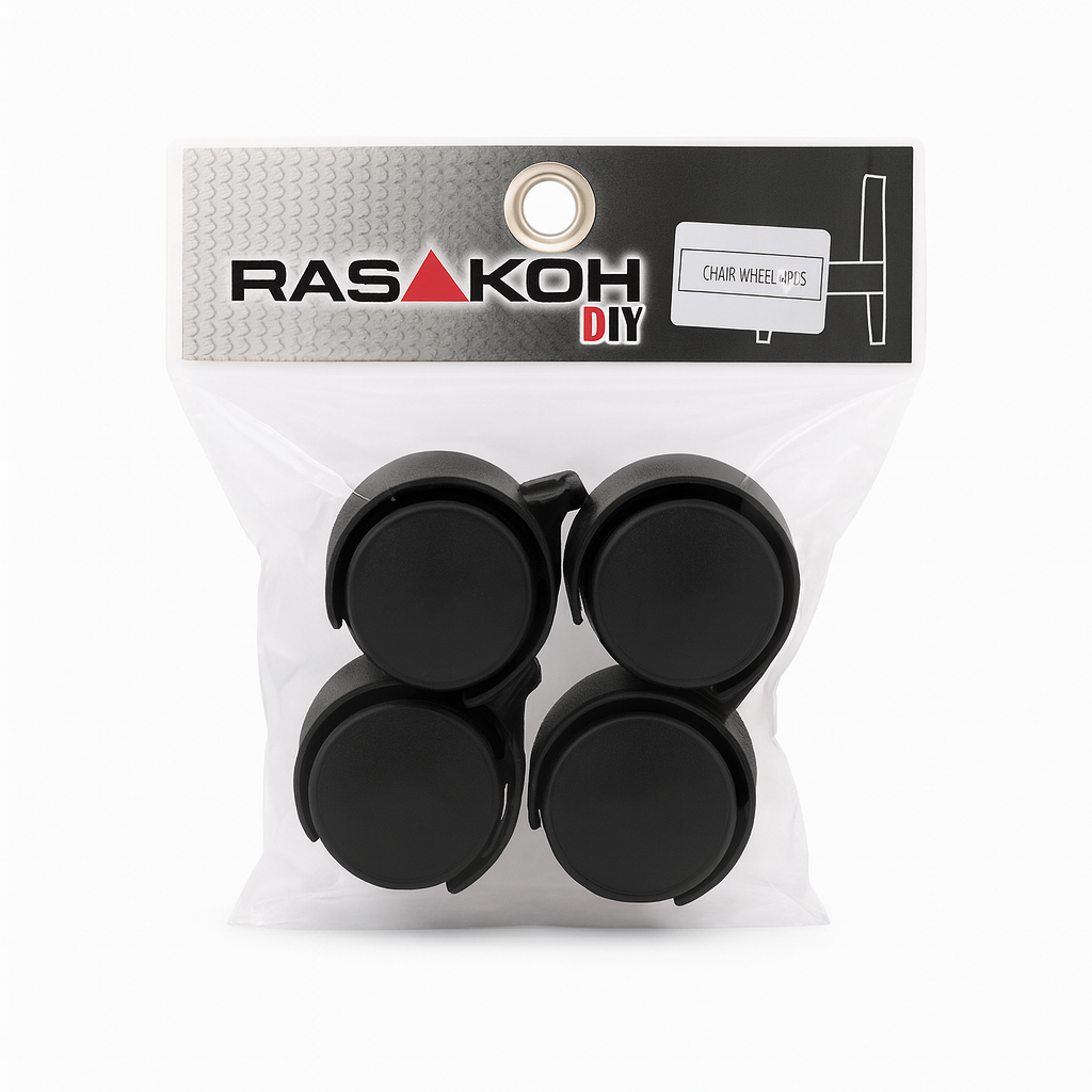 Chair Wheels 4pcs Smooth Rolling Durable Replacement Casters for Office and Home Chairs