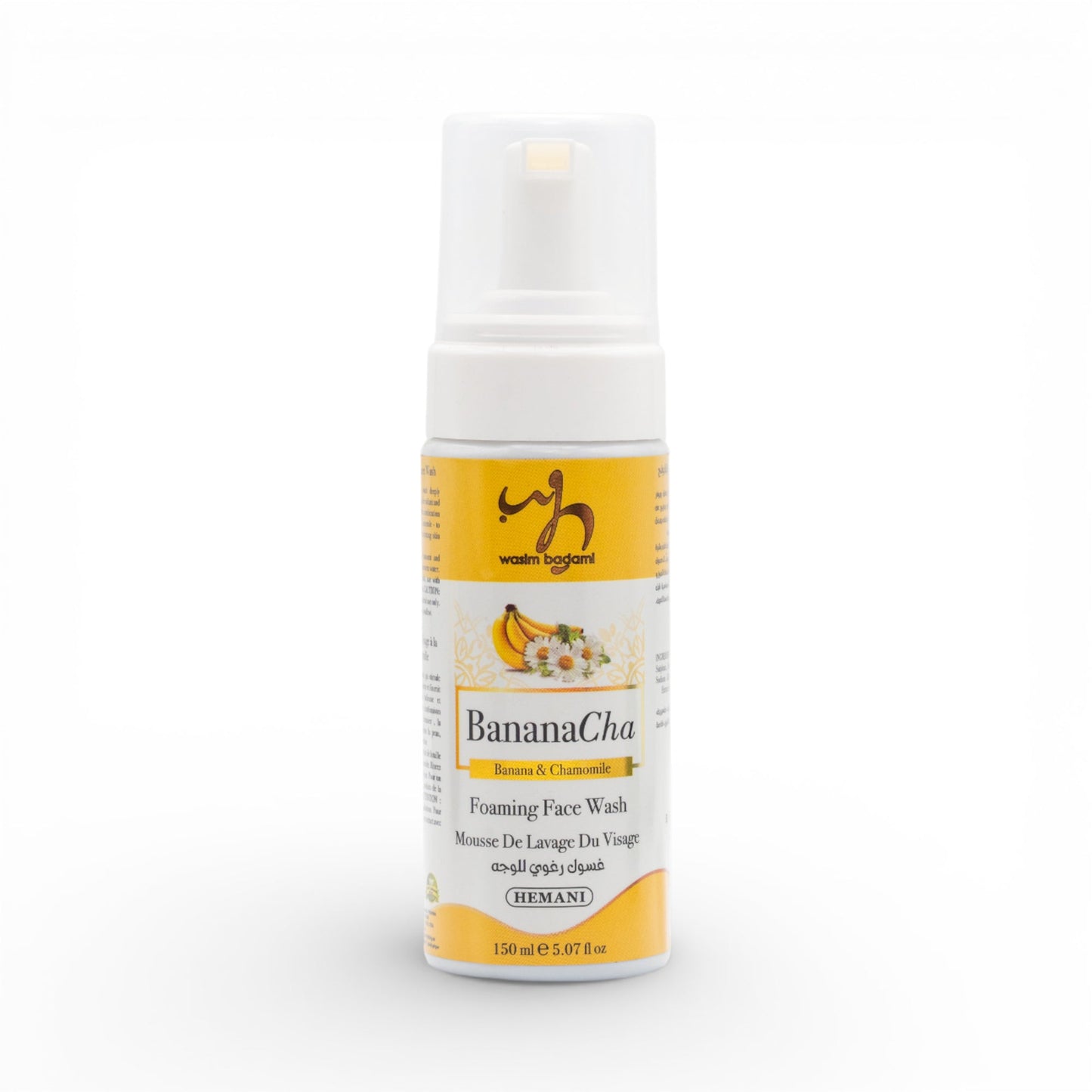 BananaCha Foaming Face Wash with Organic Banana & Chamomile 150ml