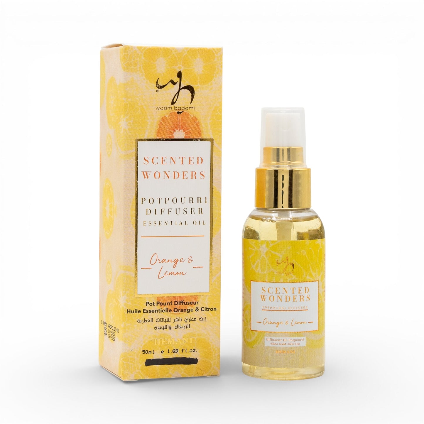 Potpourri Diffuser Essential Oil - Orange & Lemon 50ml
