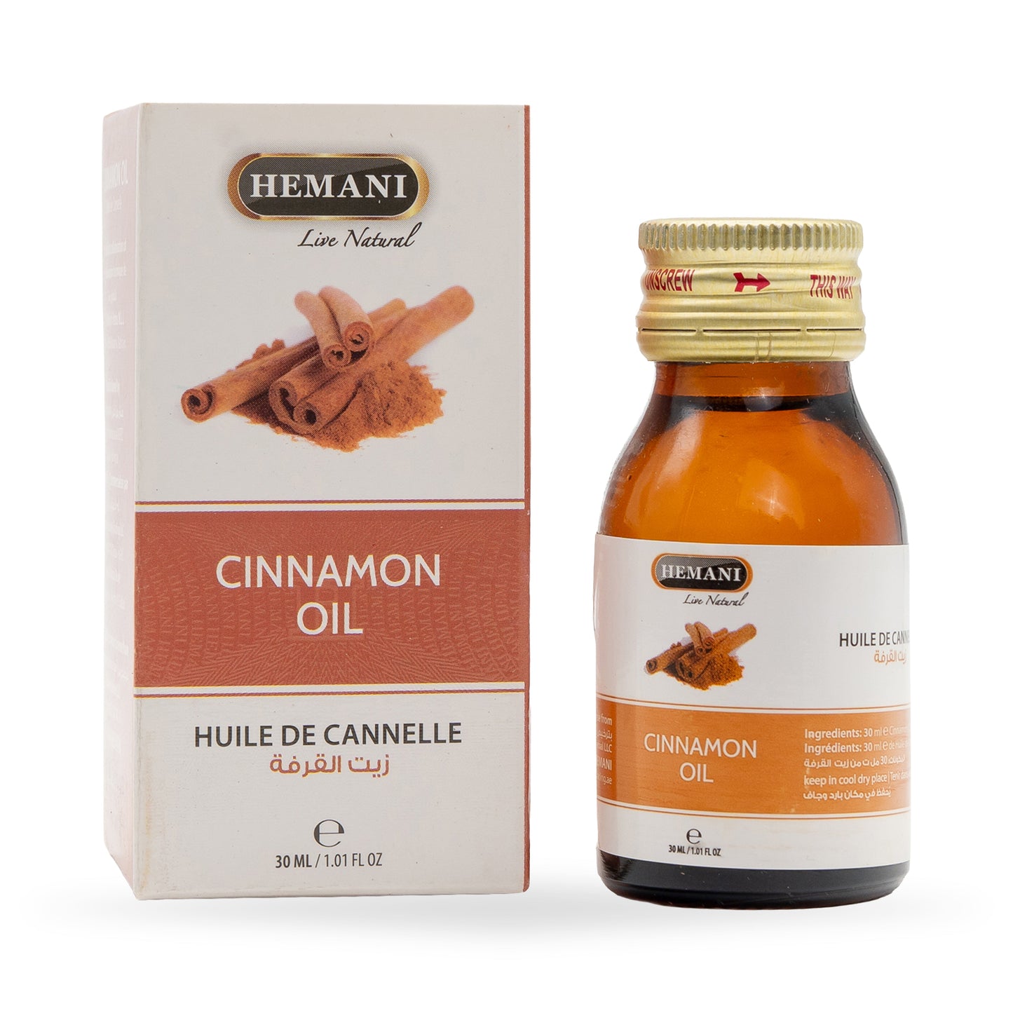 Herbal Oil 30ml - Cinnamon