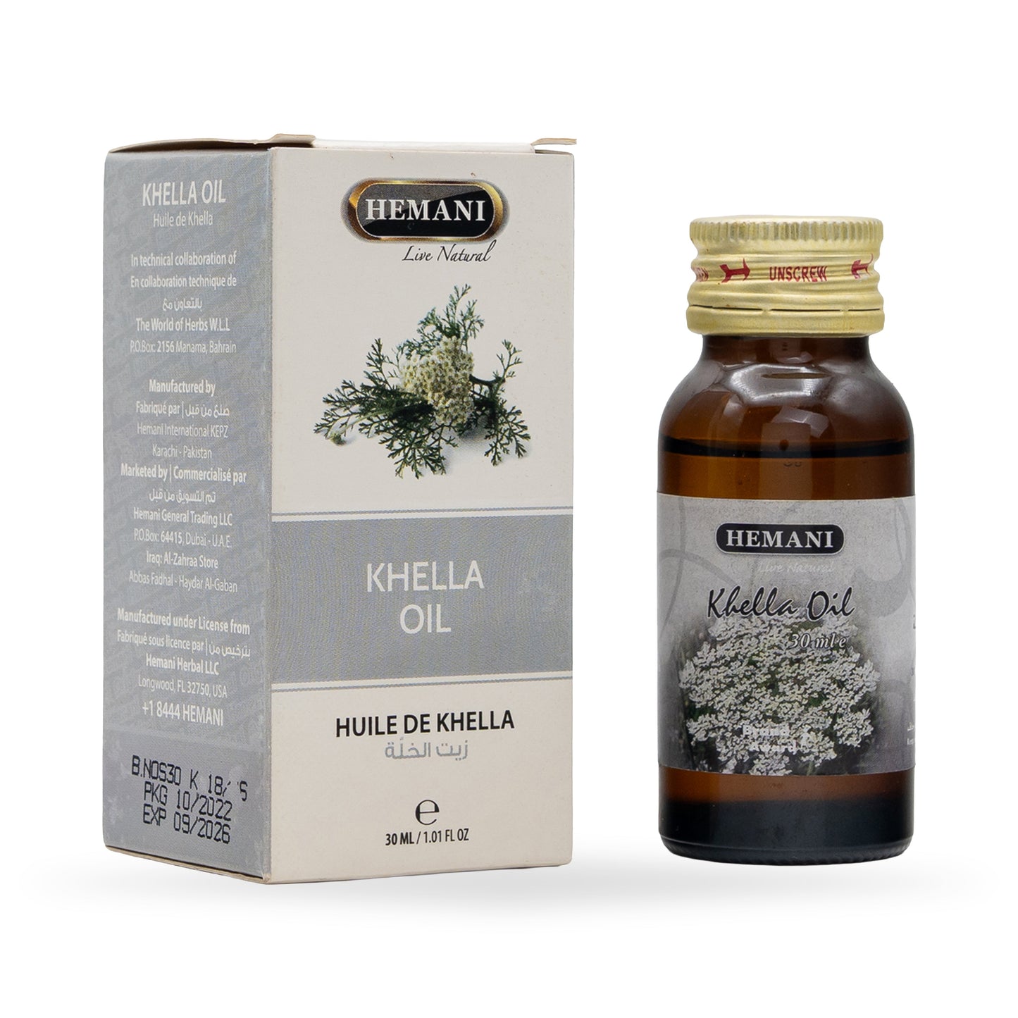 Herbal Oil 30ml - Khella