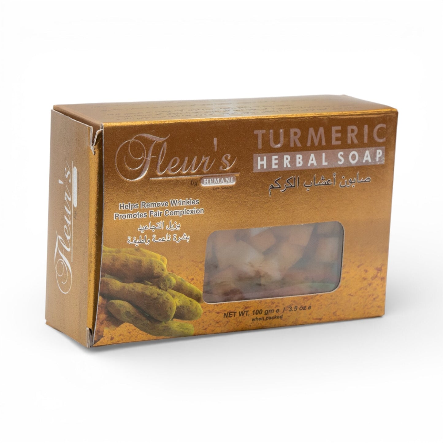 Fleurs Transparent Soap - Turmeric