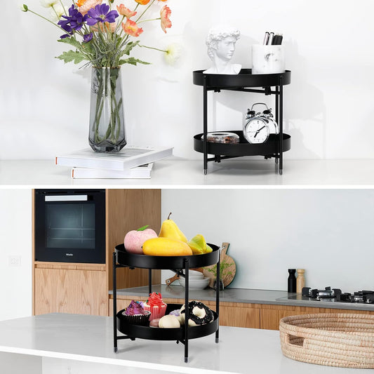 2 Tier Bathroom Stand Space Saving Storage Organiser