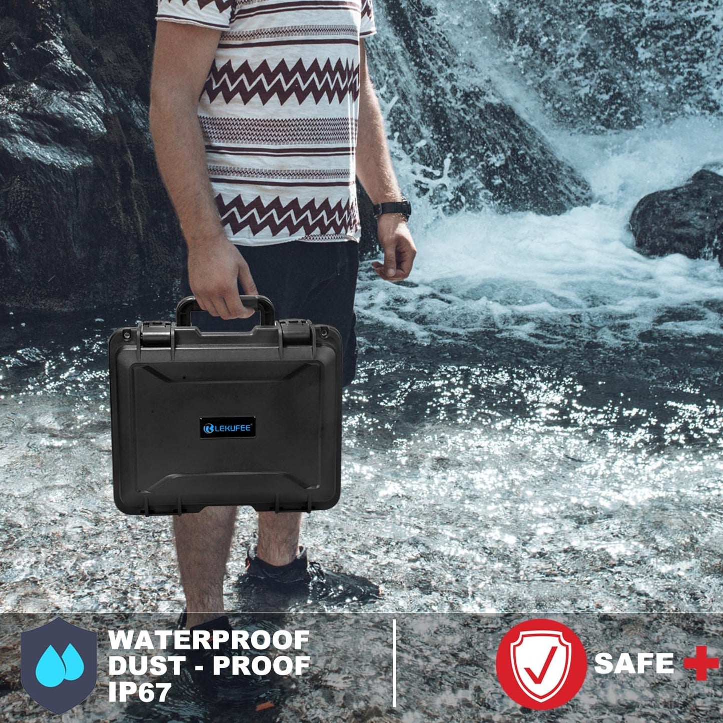 Drone Carrying Case Portable Waterproof Travel Bag for Drone and Accessories