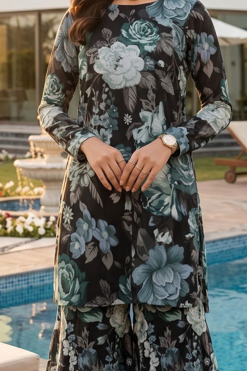 2Pcs Unstitched Printed Ayra Lawn Collection Desgin - 3