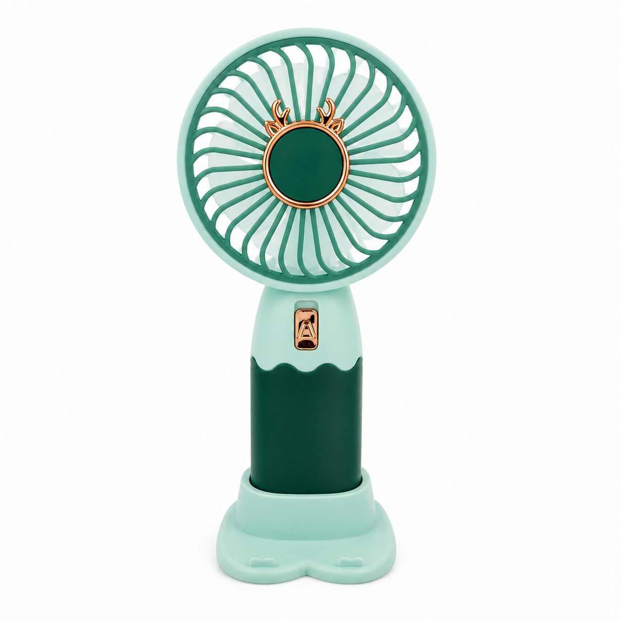 Mini USB Rechargeable Fan with Detachable Base - Random Color