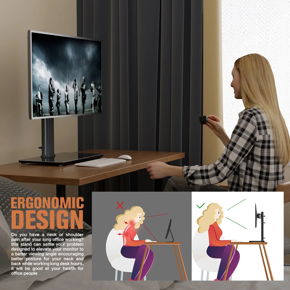 TV Computer Monitor Stand