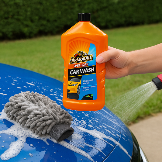 Armor All Car Wash 1 Ltr Premium pH Balanced Car Shampoo for Deep Cleaning and Brilliant Shine