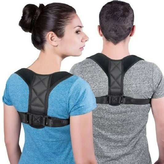 Adjustable Body Posture Corrector Belt - Back and Shoulder Support Brace for Men and Women - Spine Alignment and Pain Relief