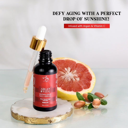 Youthful Glow Face Serum with Argan & Vitamin C 30ml