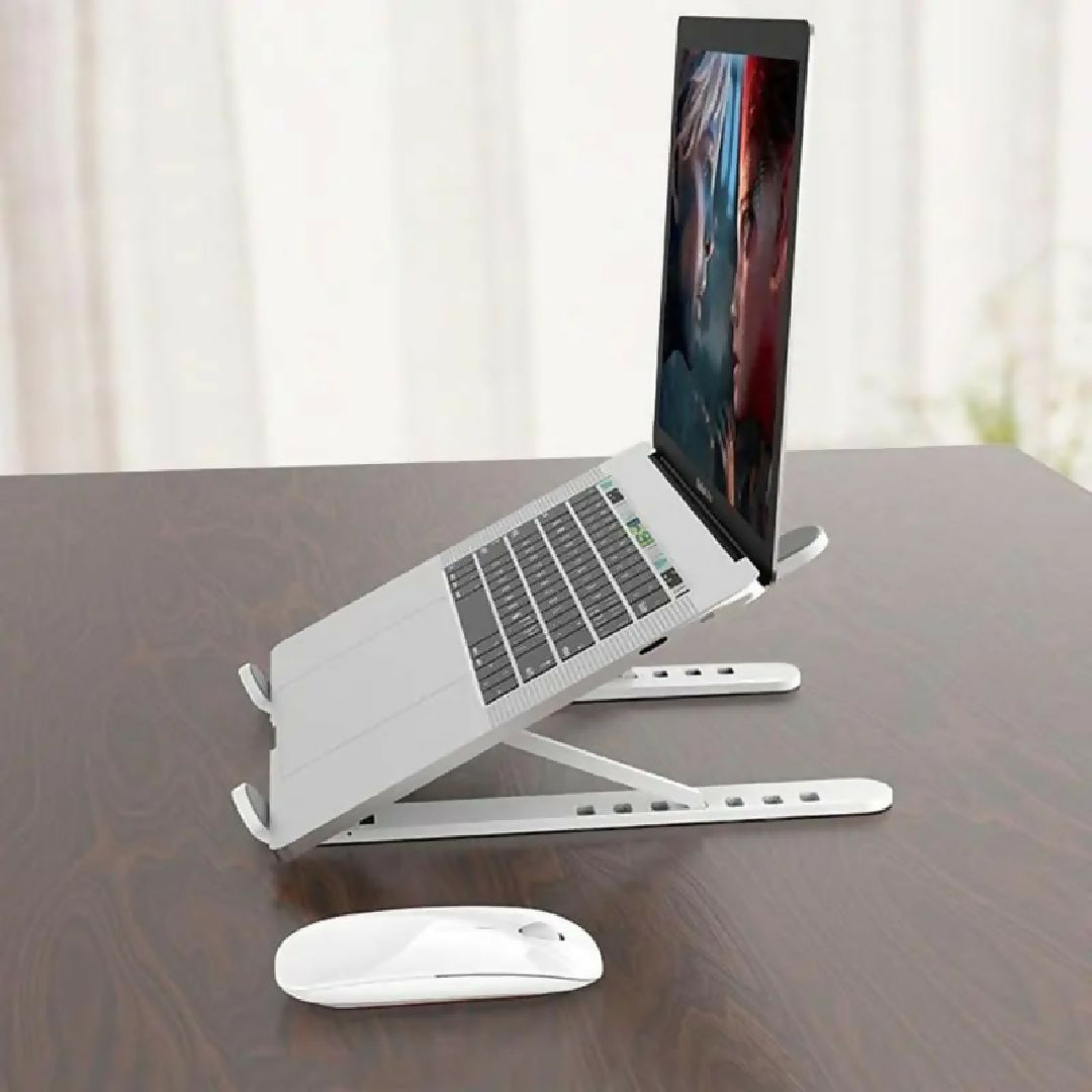 New High Quality Laptop Stand Adjustable Portable Laptop Stand For Desk Foldable Plastic Non Slip Stand For Laptop And Tablet