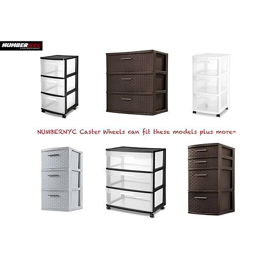 Caster Wheels Heavy Duty Wheels for Furniture Office Chairs and Equipment