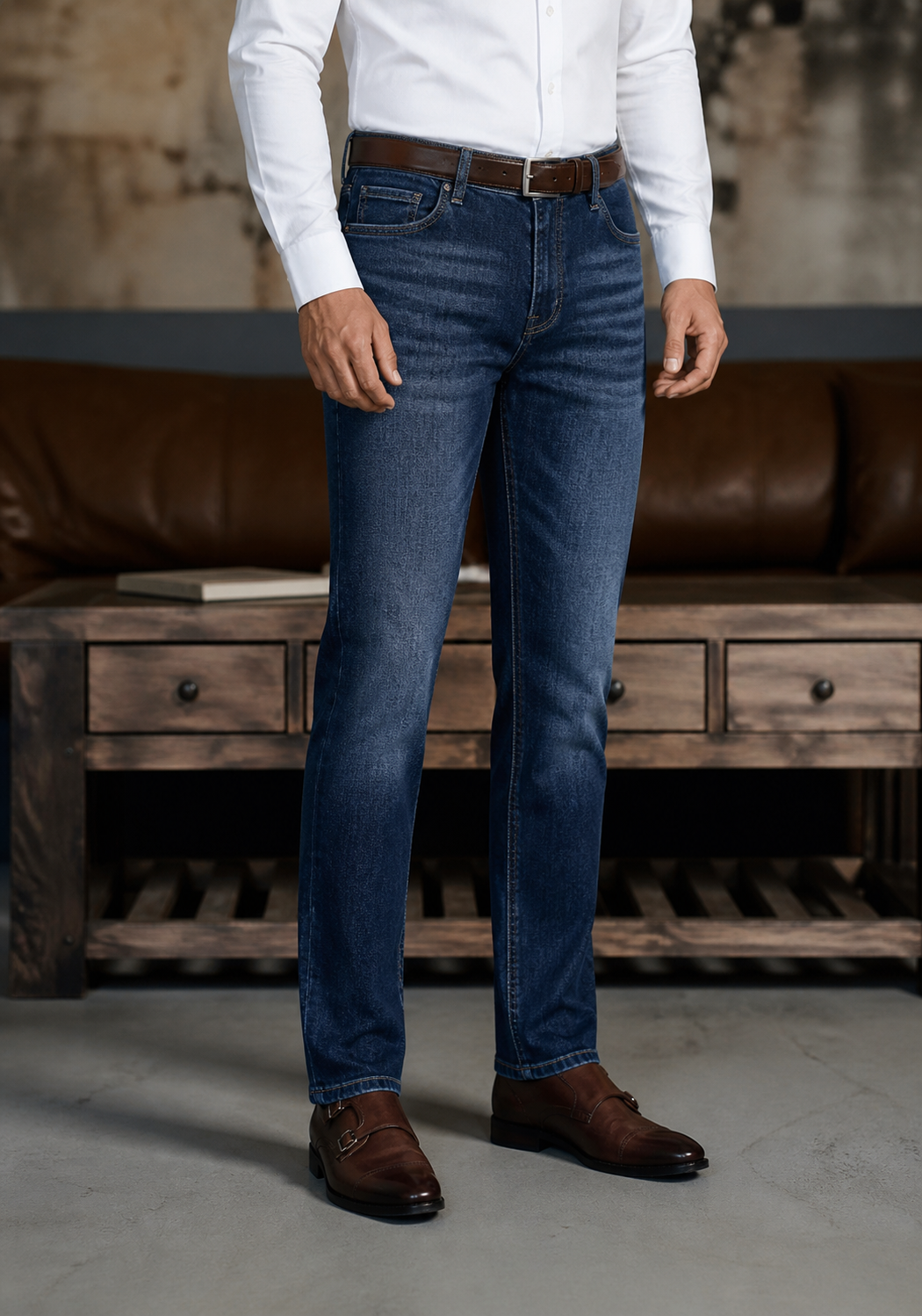 Dark Blue Denim Jeans ONJ-005
