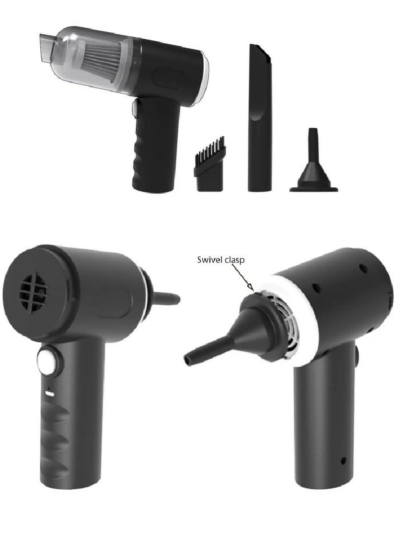 3-in-1 Portable Wireless Vacuum Cleaner AS 228 - Handheld Powerful Suction for Car Home Office - Everyday Cleaning