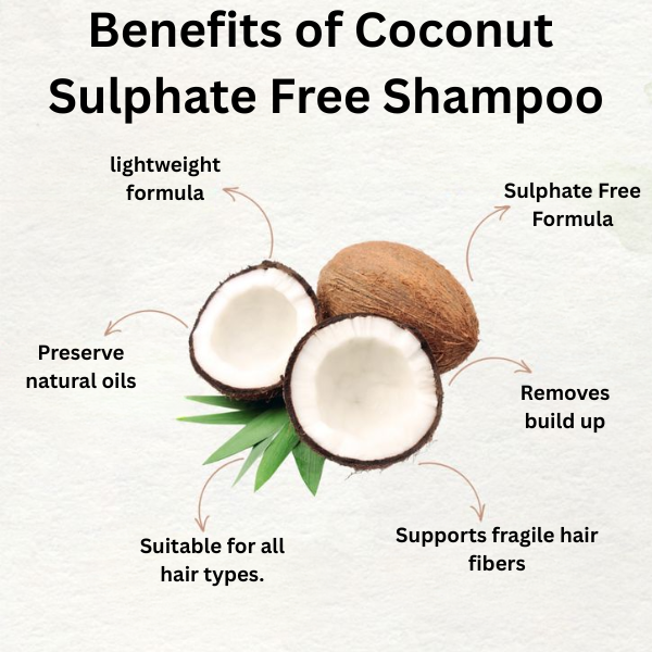 Coconuty Allure With Coconut Oil Sulphate Free Shampoo 500ml