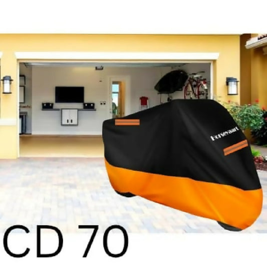 Bike Cover Full Size CD70 125cc Motorcycle Motorbike Cover WaterProof Top Parking Cover