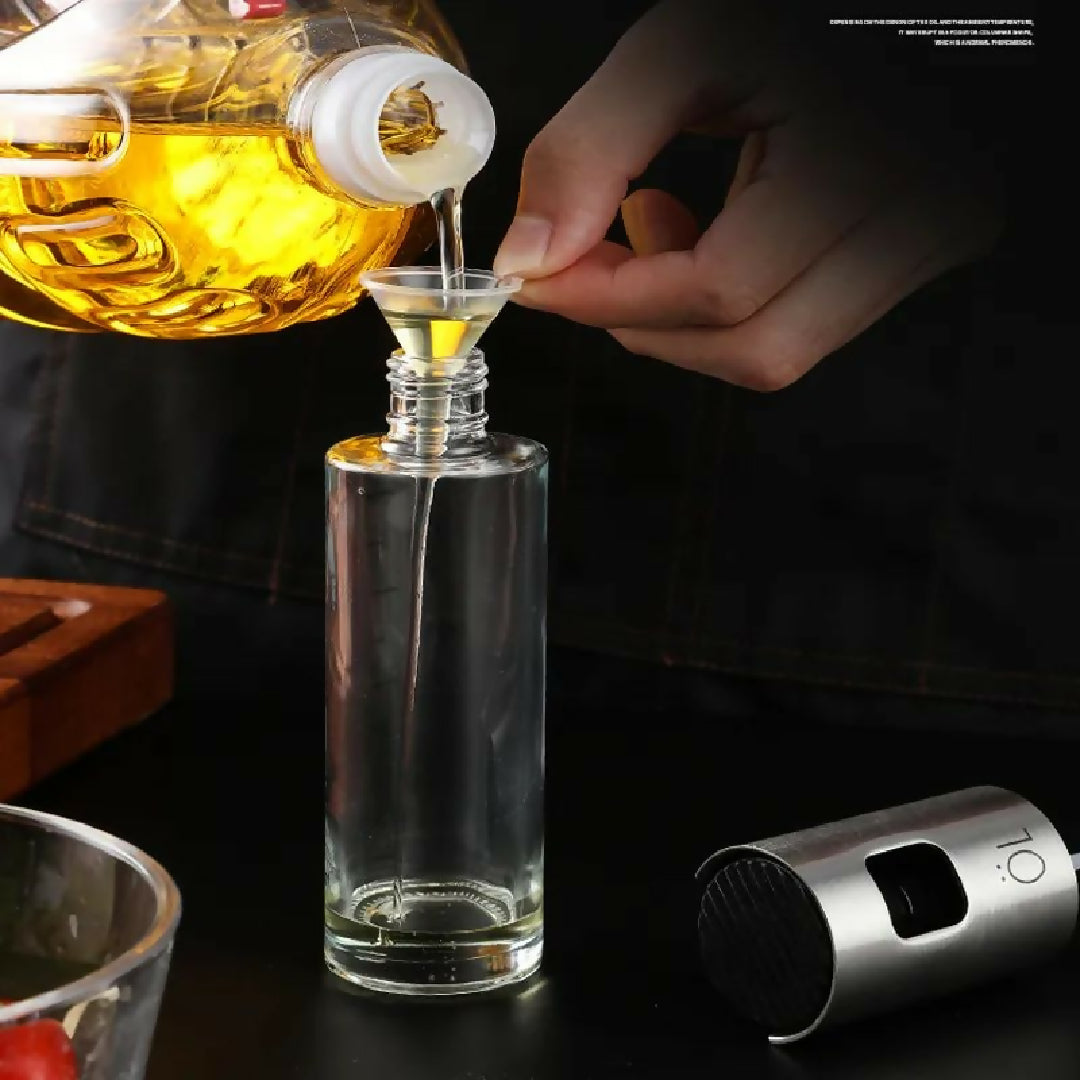 Kitchen Push Type Spray Olive Oil Sprayer Bottle Pump Oil Pot Leak Proof Grill BBQ Sprayer Oil Dispenser BBQ Gravy Boats Tools