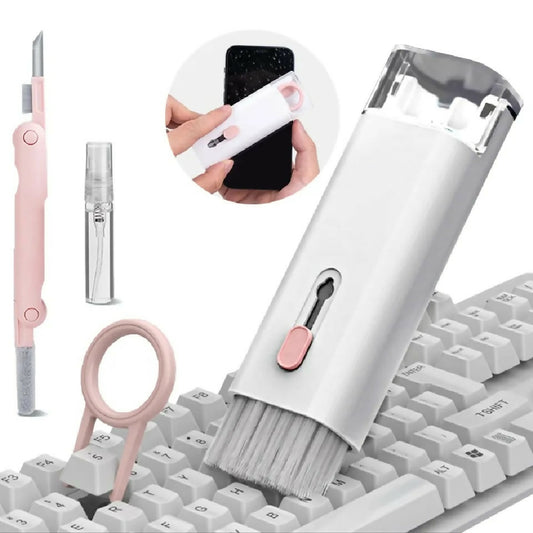 7 In 1 Computer Keyboard Cleaner Brush Kit Earphone Cleaning Pen For Headset Keyboard Cleaning Tools Cleaner Keycap Puller