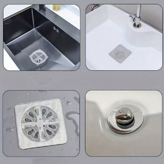 10 Pcs Multifunctional Net Sticker Drainer - Perfect for Bathroom and Kitchen