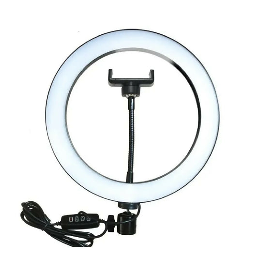 MJ36 RGB LED Ring Light 36cm with 16 Colors Brightness Control Phone Holder