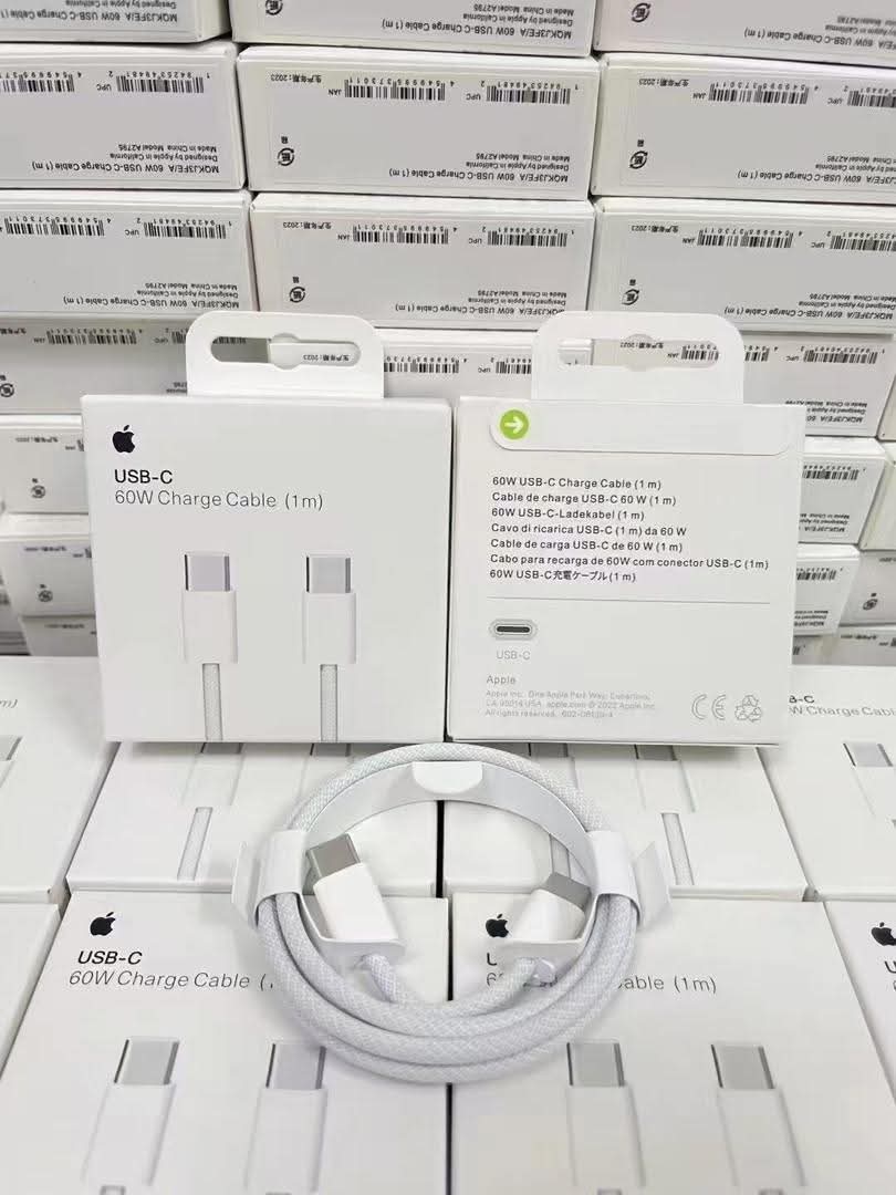 Apple Fast Charging Data Cable - USB-C to Lightning and USB-C to C