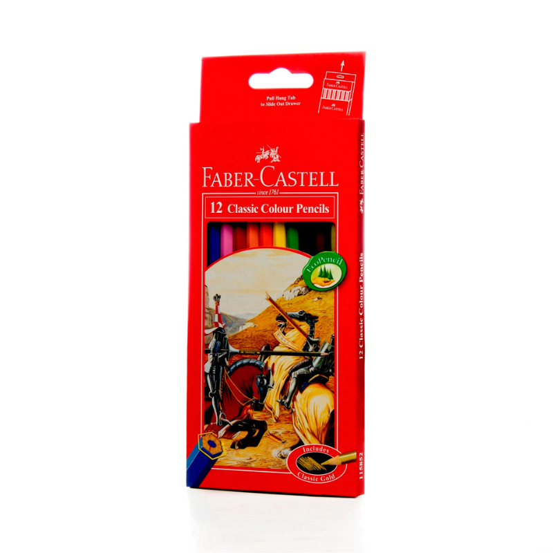 Faber Castell 12 Classic Colour Pencils - Stockist.pk