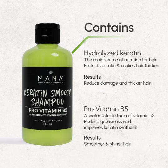 Shop Keratin Smooth Pro vitamin B5 Shampoo at Mana Beauty Spirit