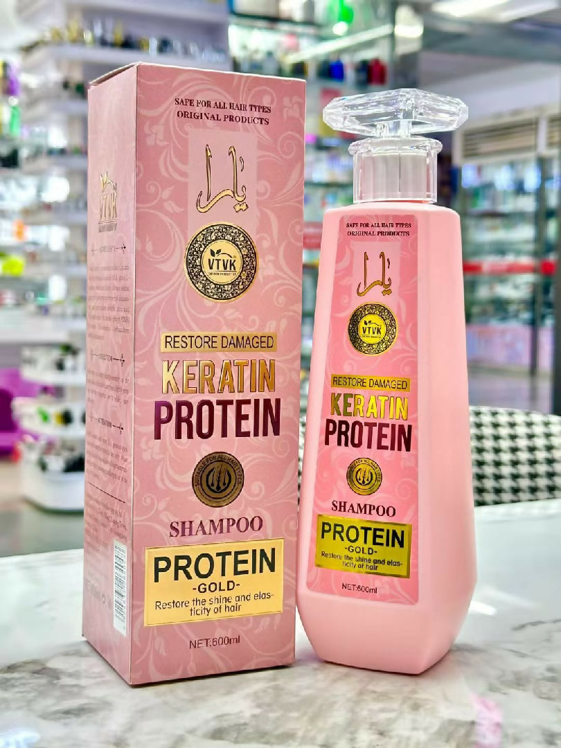 VTVK Keratin Protein Gold Shampoo 1 Piece