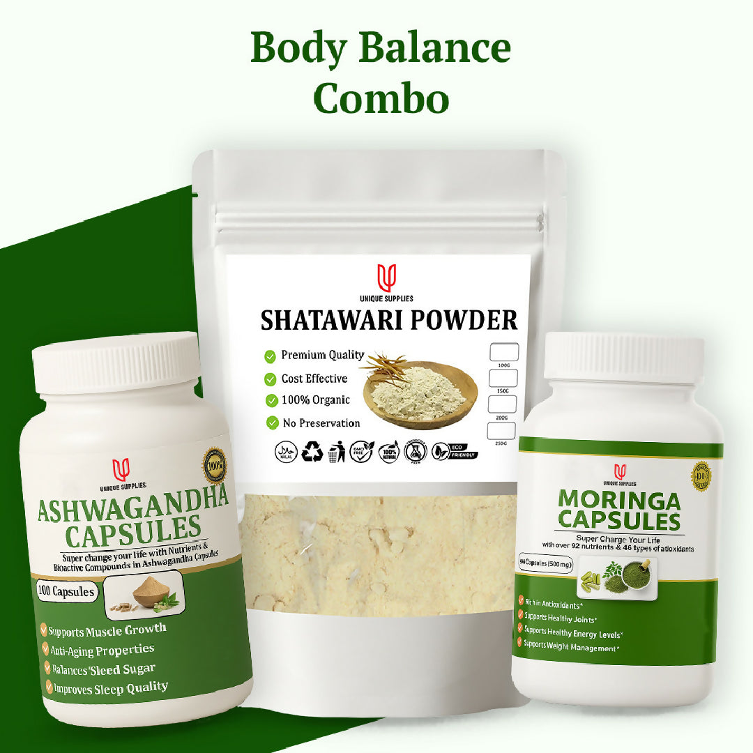 Body Balance Combo Natural Wellness and Daily Vitality Support