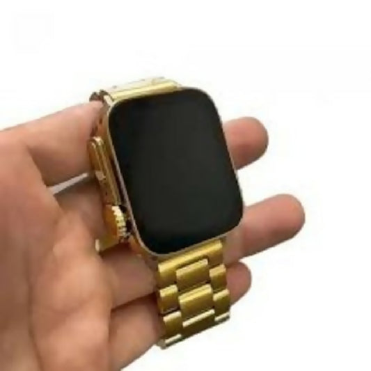 G9 Ultra Pro Smart Watch Fendior Golden Edition 3 Pairs of Straps