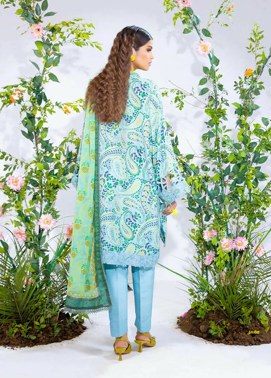 Salitex Original 3PC Unstitched Printed Lawn Silk (SI13)