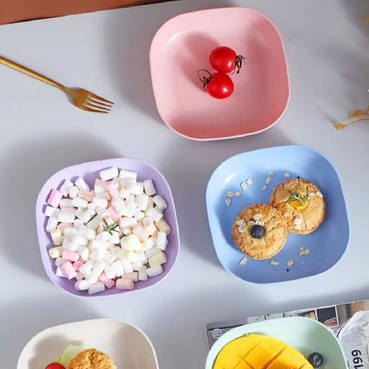10Pcs Creative Snack Plates Spit Bone Dish Set