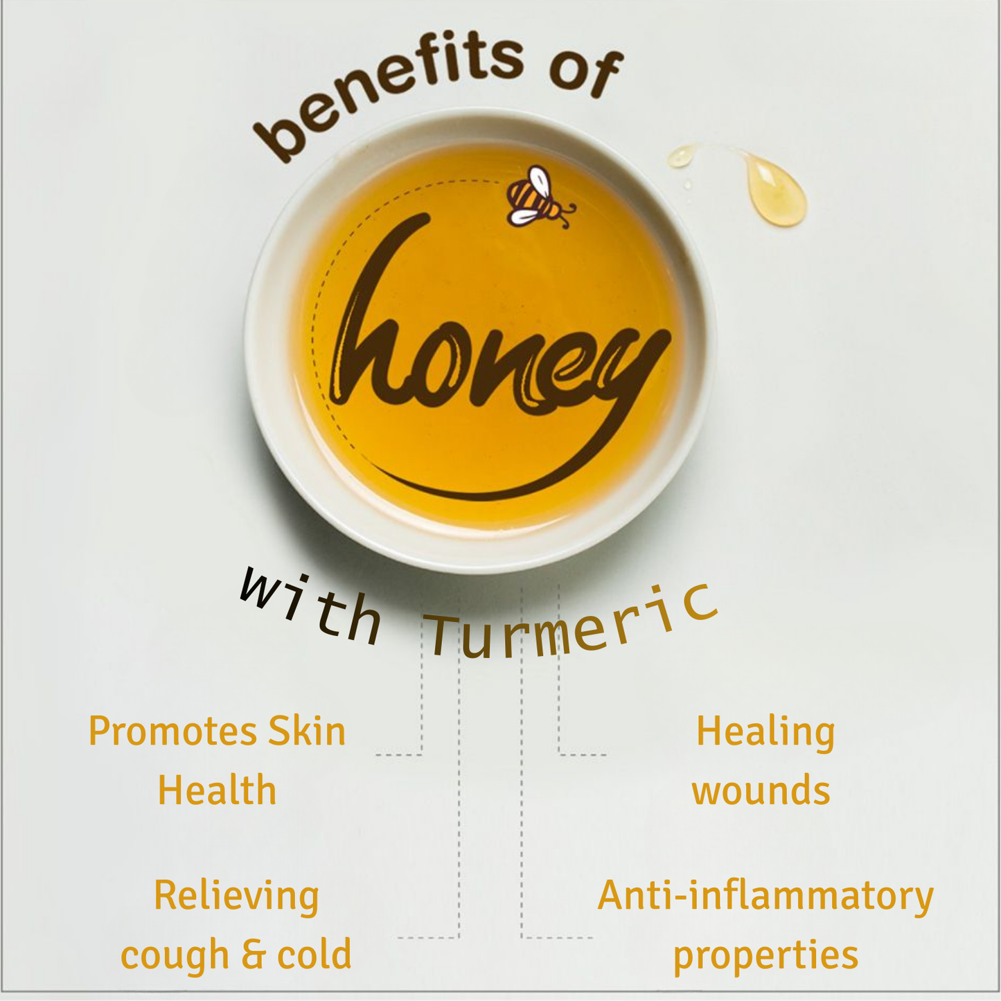 Honey Spoon - Turmeric