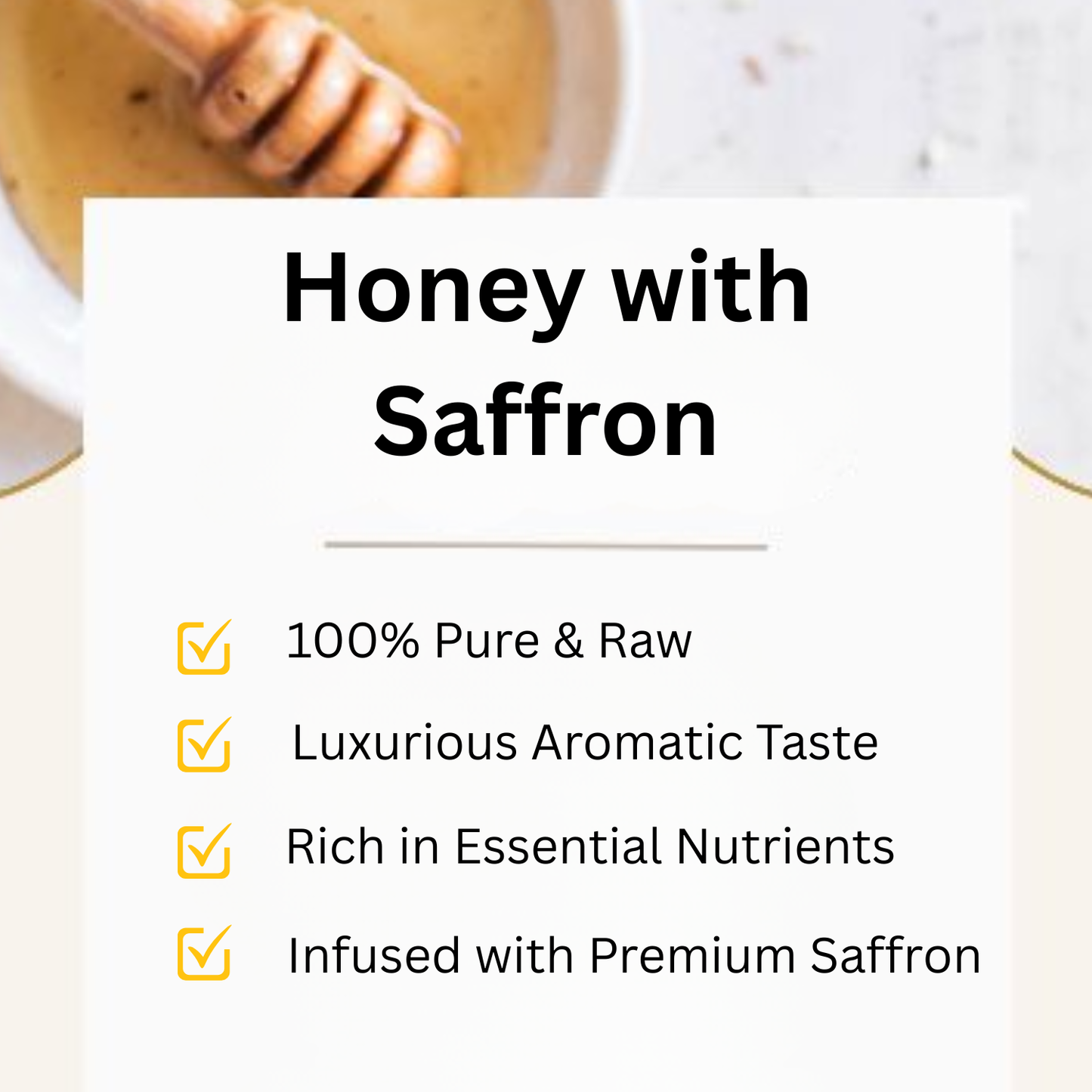 Honey with Saffron - 250g