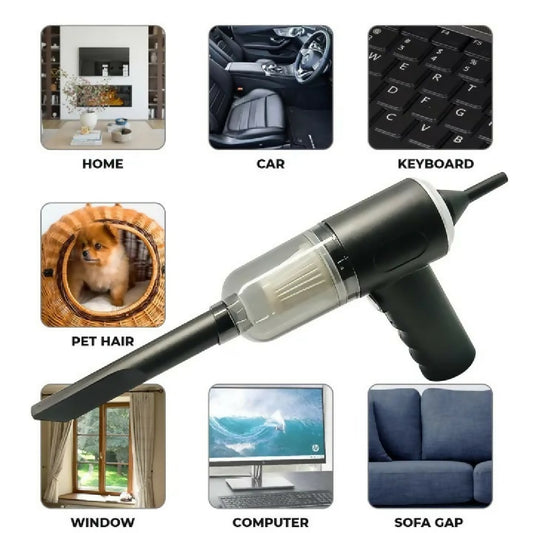 3-in-1 Portable Wireless Vacuum Cleaner AS 228 - Handheld Powerful Suction for Car Home Office - Everyday Cleaning