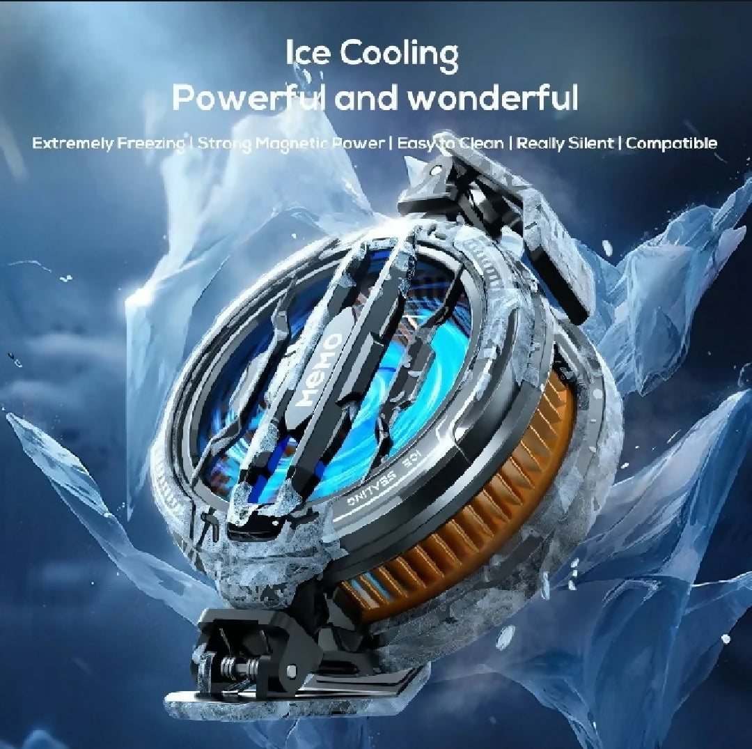 MEMO CX07 Mobile Phone Cooling Fan Magnetic Clip 2 in 1 Gaming Cooler