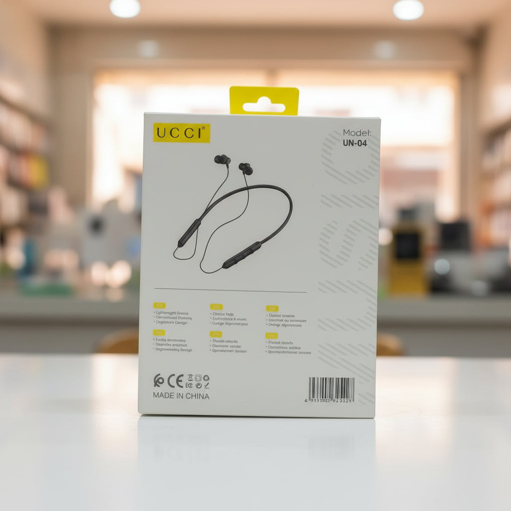 UN 04 All Day Long Battery Neck-Mounted Wireless Bluetooth Neckband