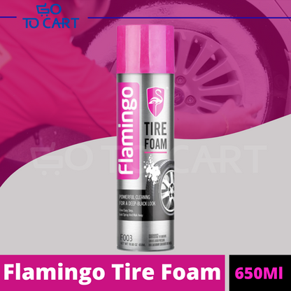 Flamingo Tire Foam F003 650ML All in One Tire Cleaner