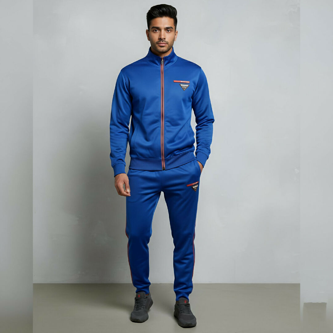 Premium Polyester Gym Tracksuit Sweat Wicking Athletic Wear