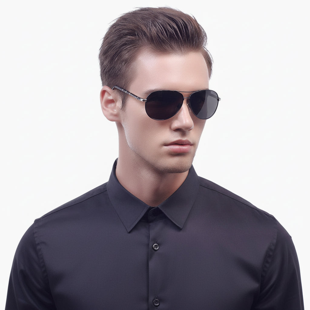 Classic Aviator Style Sunglasses