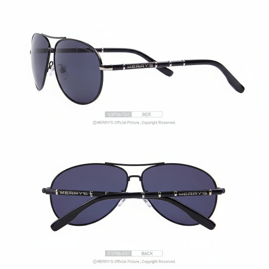 Classic Aviator Style Sunglasses