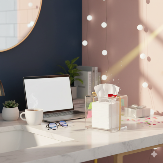 Acrylic Cosmetic Organizer Makeup Storage Box