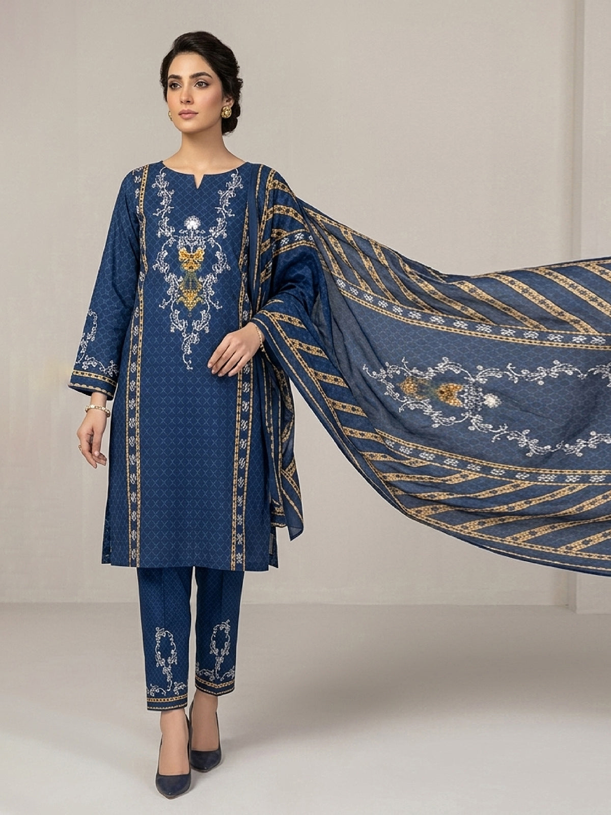 3Pcs Unstitched Marhaba Vol 04 Design 04