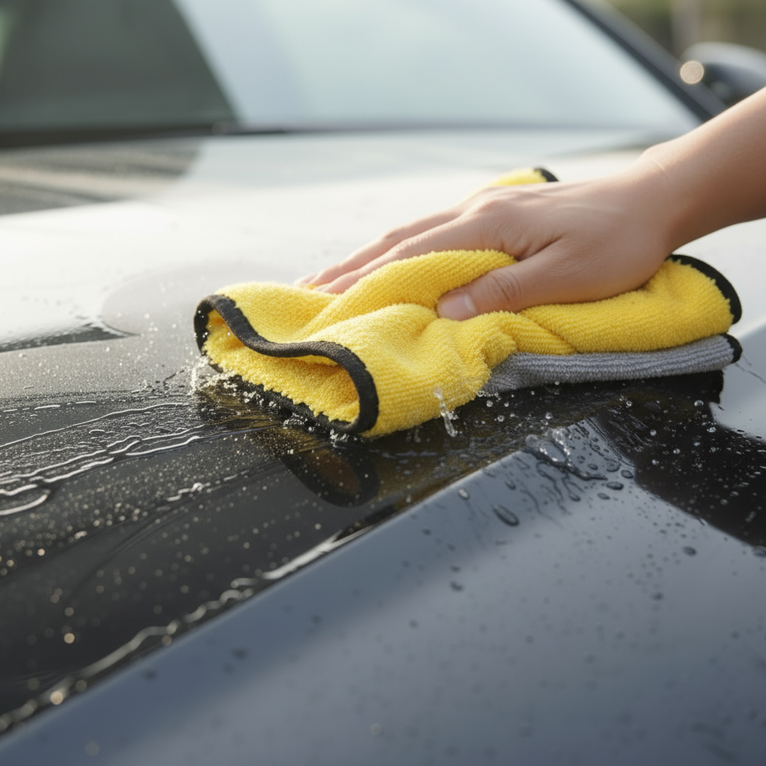 AIM Microfiber Towel 2 Sides Medium Dual Sided Ultra Soft Cleaning