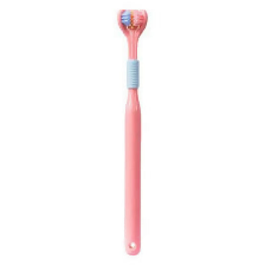 3 PCS Triple Sided Toothbrush Triple Head Wrap Household Soft Bristles Cleaning Daily Sensory Toothbrush