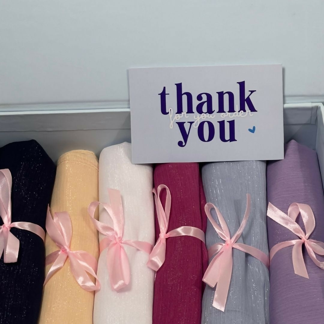 Crinkle Chiffon - Bundle Of 9
