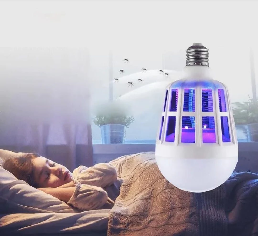 Mosquito Killer Bulb - 2-in-1 UV Mosquito Killer - Energy-Saving LED Light
