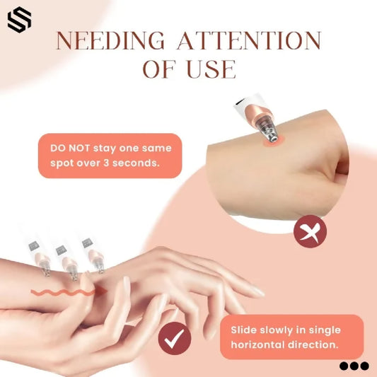 Blackhead Removal Machine Derma Suction 5 In 1 Black Head Remover Machine Acne Pimple Pore Cleaner Vacuum Tool Rechargeable Machine Oil Remover Multi-Functional Skin Care Tools Facial Beauty Device Whitehead Remover Deep face dust Cleaner