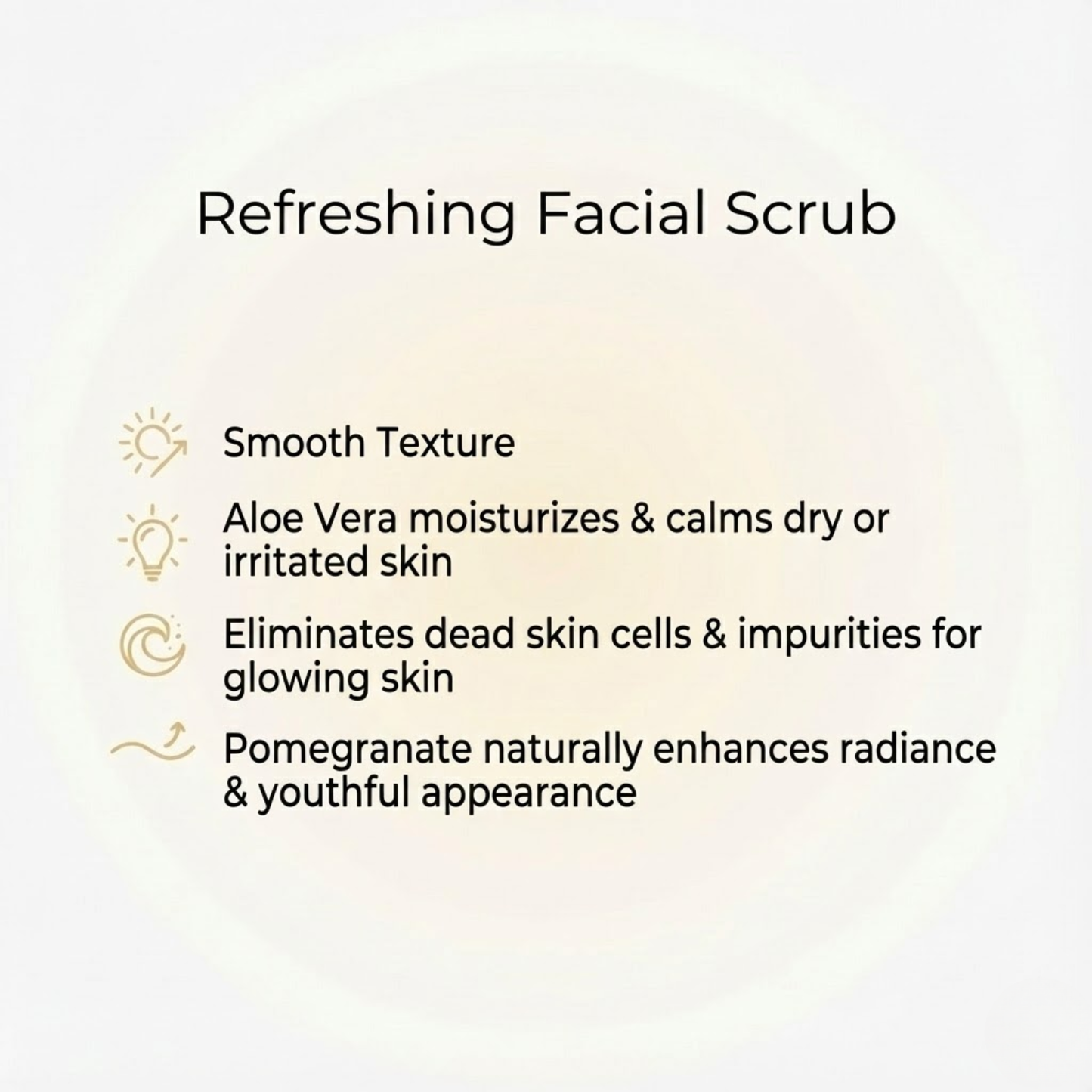 Refreshing Facial Scrub with Pomegranate and Aloe Vera 150ml